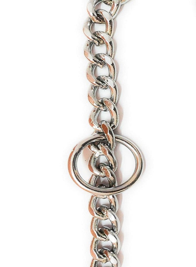 Pups&Pets Medium Breeds with Strong Brass Hook Steel Color Metal Dog Chain Leash (Length 152cm) - Image 3